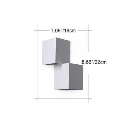 Square Triangle Iron Acrylic LED Wall Sconce Lamp