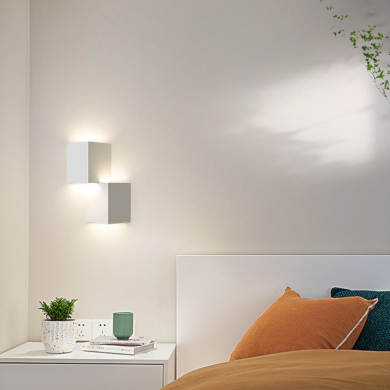 Square Triangle Iron Acrylic LED Wall Sconce Lamp