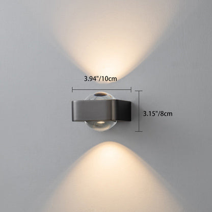 Scandinavian Rectangle Iron Acrylic LED Wall Sconce Lamp
