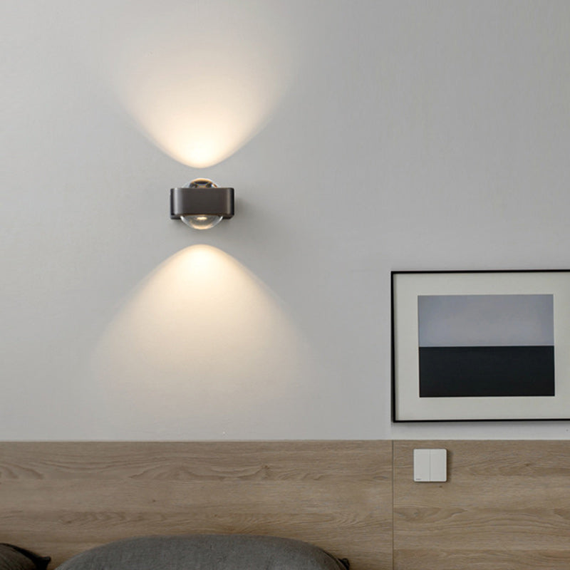 Scandinavian Rectangle Iron Acrylic LED Wall Sconce Lamp