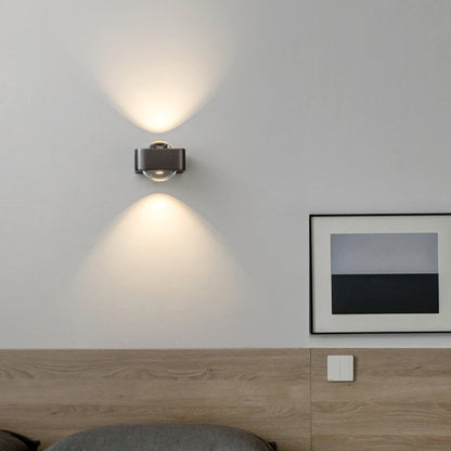 Scandinavian Rectangle Iron Acrylic LED Wall Sconce Lamp