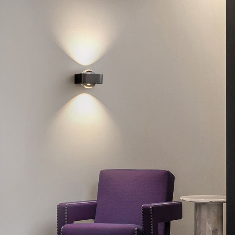 Scandinavian Rectangle Iron Acrylic LED Wall Sconce Lamp