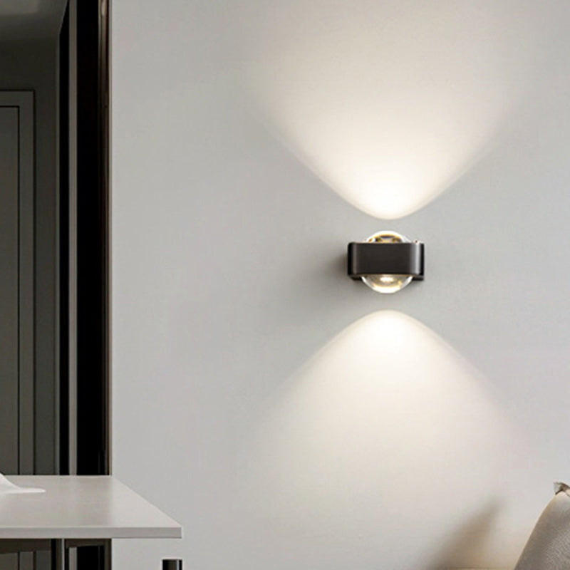 Scandinavian Rectangle Iron Acrylic LED Wall Sconce Lamp