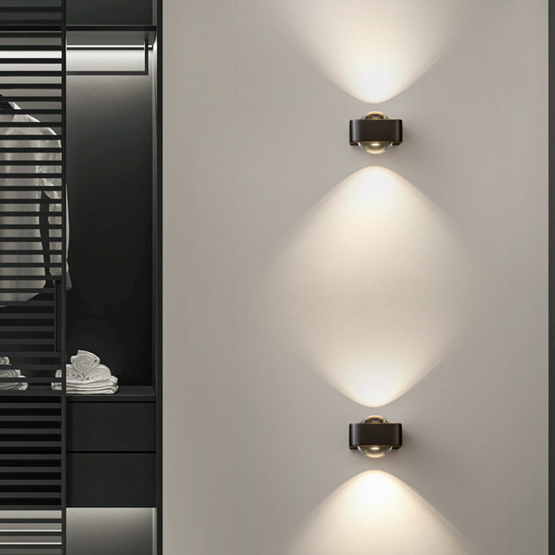 Scandinavian Rectangle Iron Acrylic LED Wall Sconce Lamp