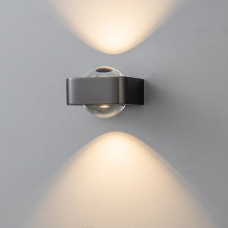 Scandinavian Rectangle Iron Acrylic LED Wall Sconce Lamp