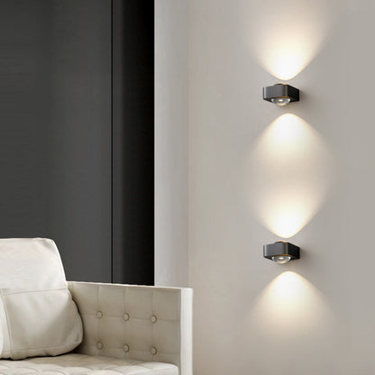 Scandinavian Rectangle Iron Acrylic LED Wall Sconce Lamp