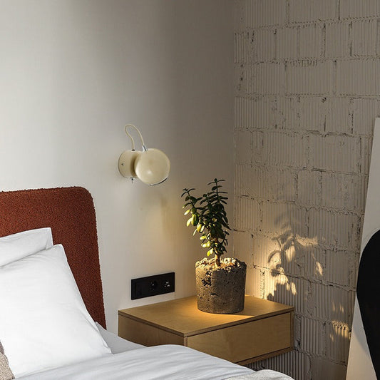 Nordic Magnetic Round Orb Iron LED Wall Sconce Lamp