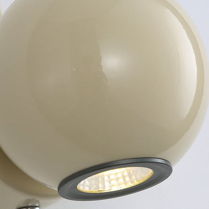 Nordic Magnetic Round Orb Iron LED Wall Sconce Lamp