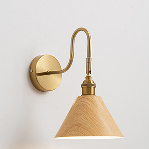 Traditional Rotatable Cone Iron 1-Light Wall Sconce Lamp