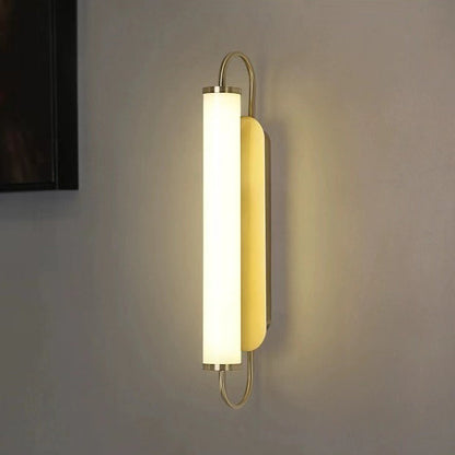 Linear Cylinder Iron Acrylic LED Wall Sconce Lamp