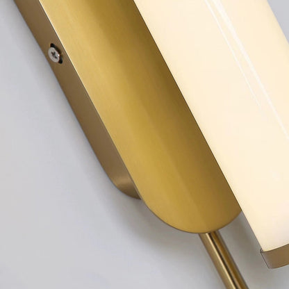 Linear Cylinder Iron Acrylic LED Wall Sconce Lamp