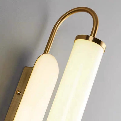 Linear Cylinder Iron Acrylic LED Wall Sconce Lamp