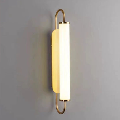 Linear Cylinder Iron Acrylic LED Wall Sconce Lamp