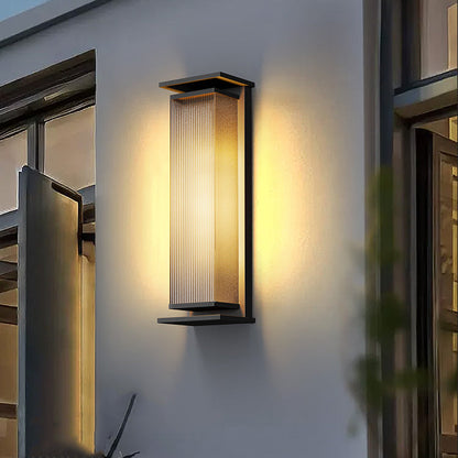 Waterproof PC Stainless Steel LED Wall Sconce Lamp