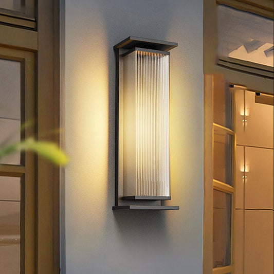 Waterproof PC Stainless Steel LED Wall Sconce Lamp