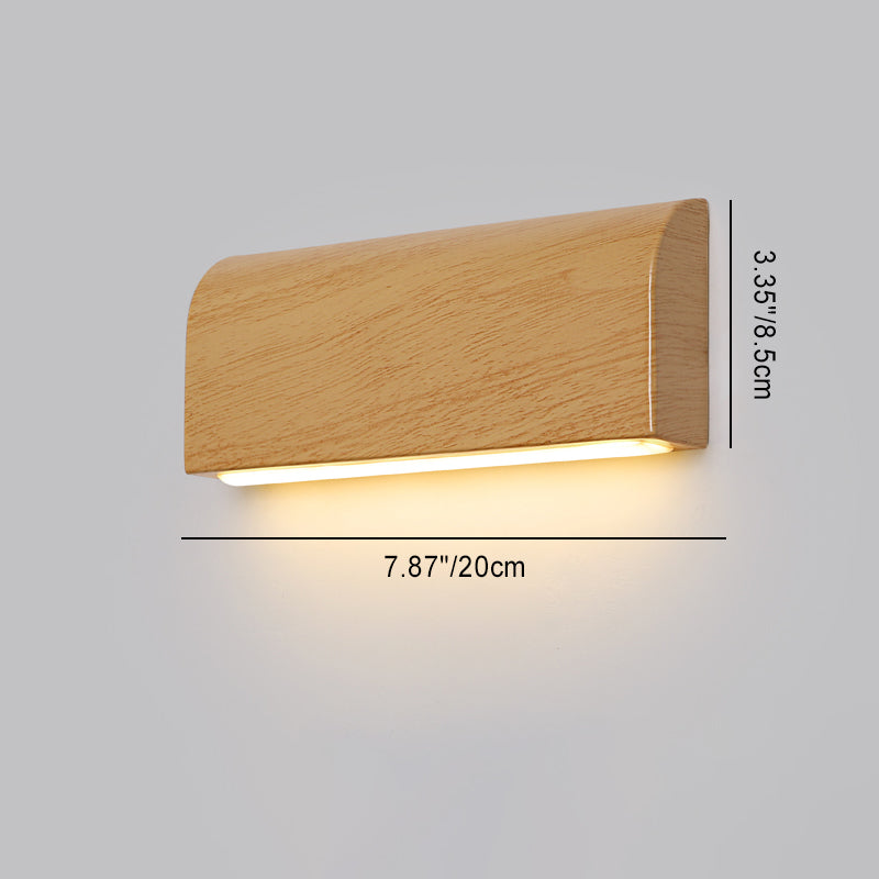 Rectangle Trapezoid Aluminum LED Wall Sconce Lamp