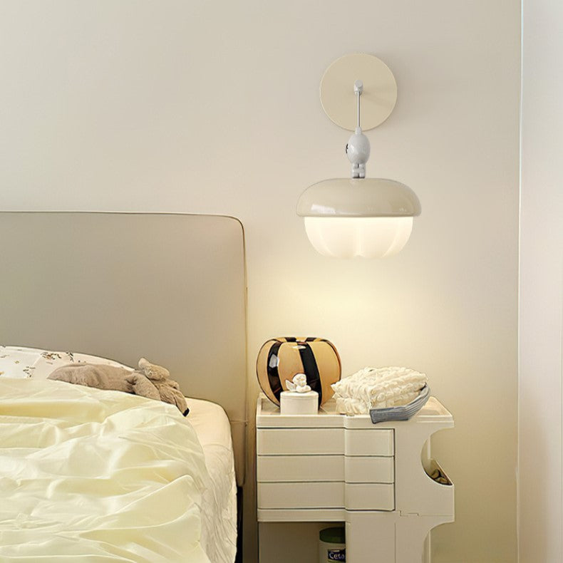 Nordic Pinecone Shape Round PE Iron LED Wall Sconce Lamp