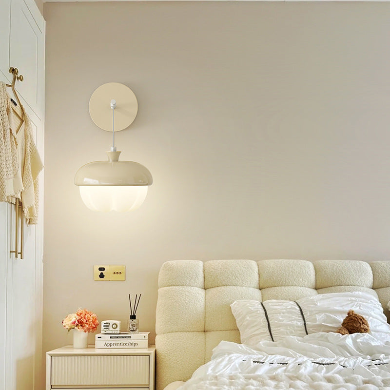 Nordic Pinecone Shape Round PE Iron LED Wall Sconce Lamp