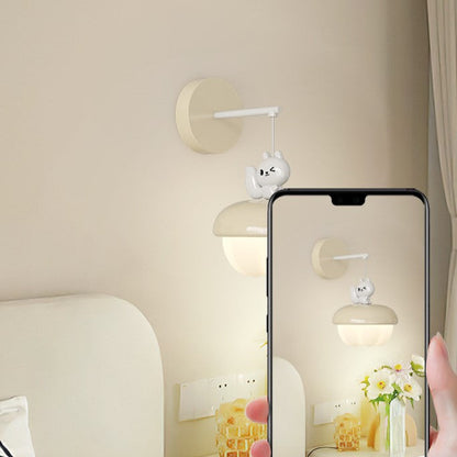 Nordic Pinecone Shape Round PE Iron LED Wall Sconce Lamp