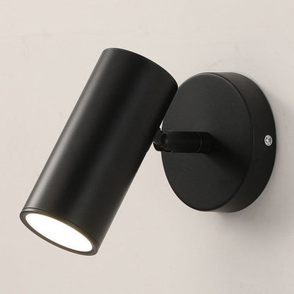 Round Cylinder Iron Spotlight 1-Light Wall Sconce Lamp