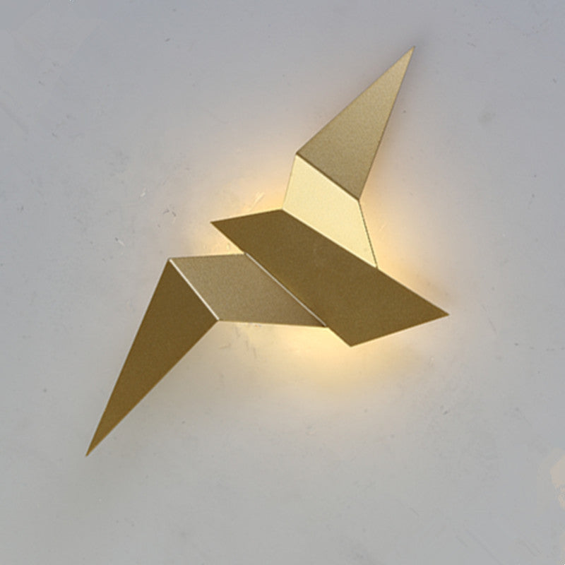 Creative Flying Bird Shape Iron LED Wall Sconce Lamp