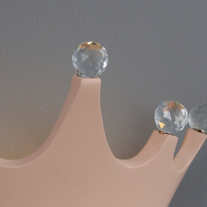 Kids Semicircle Resin Crystal 2-Light Wall Sconce Lamp