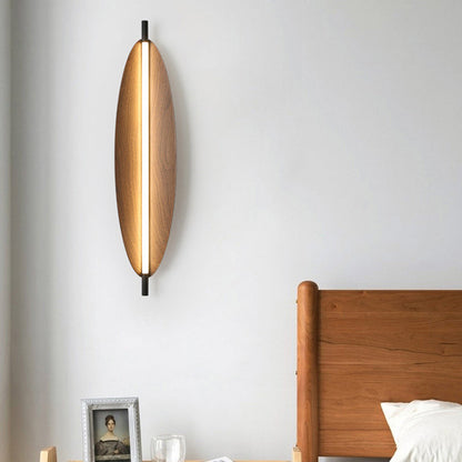 Modern Mid-Century Oval PC Iron LED Wall Sconce Lamp