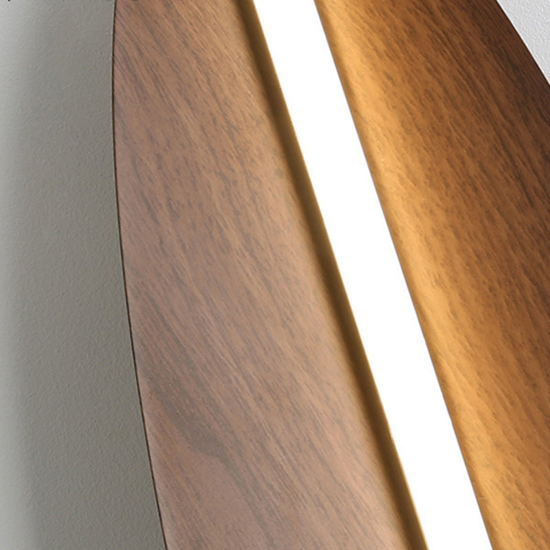 Modern Mid-Century Oval PC Iron LED Wall Sconce Lamp