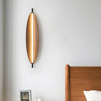 Modern Mid-Century Oval PC Iron LED Wall Sconce Lamp