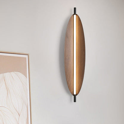 Modern Mid-Century Oval PC Iron LED Wall Sconce Lamp
