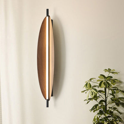 Modern Mid-Century Oval PC Iron LED Wall Sconce Lamp