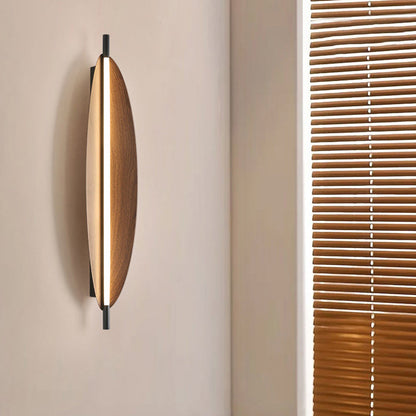 Modern Mid-Century Oval PC Iron LED Wall Sconce Lamp