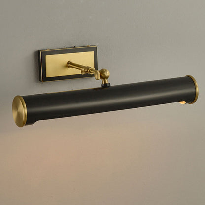 Minimalist Round Cylinder Copper 2-Light Wall Sconce Lamp