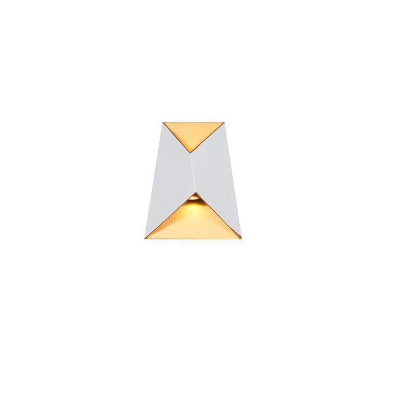Minimalist Trapezoid Aluminum Glass LED Wall Sconce Lamp