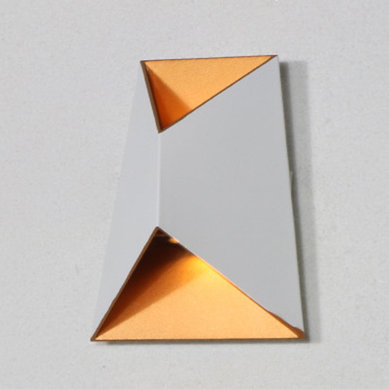 Minimalist Trapezoid Aluminum Glass LED Wall Sconce Lamp