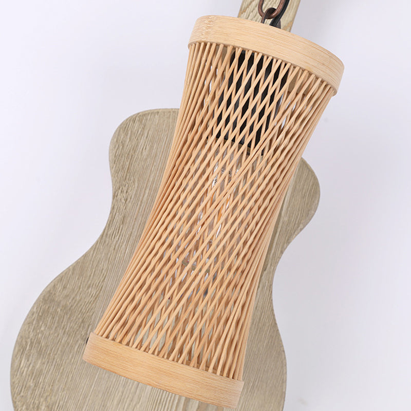 Lantern Solid Wood Metal Glass 1-Light Wall Sconce Lamp