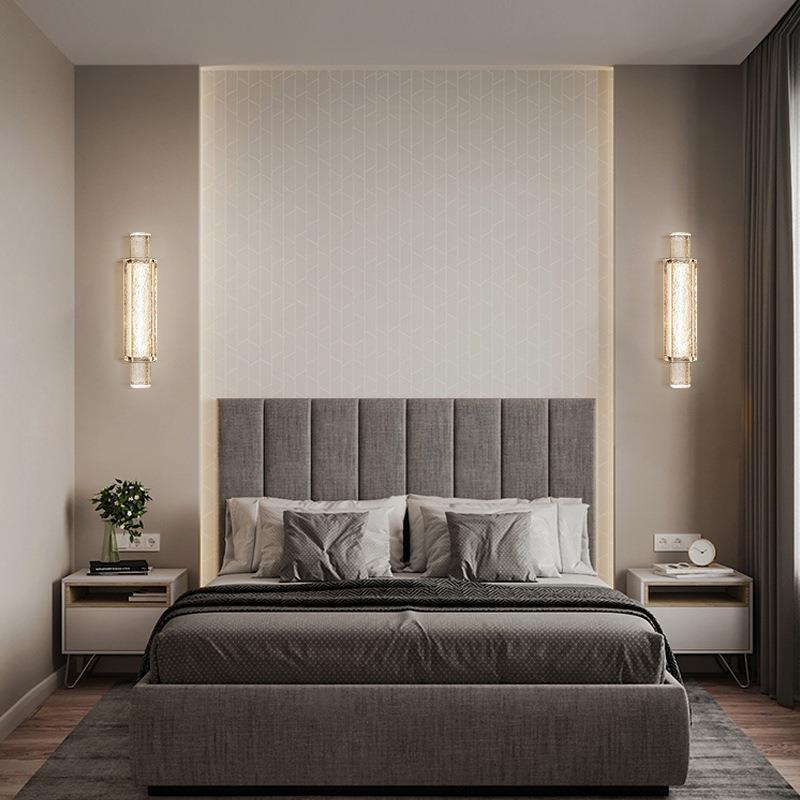 Creative Cylinder Iron Glass LED Wall Sconce Lamp