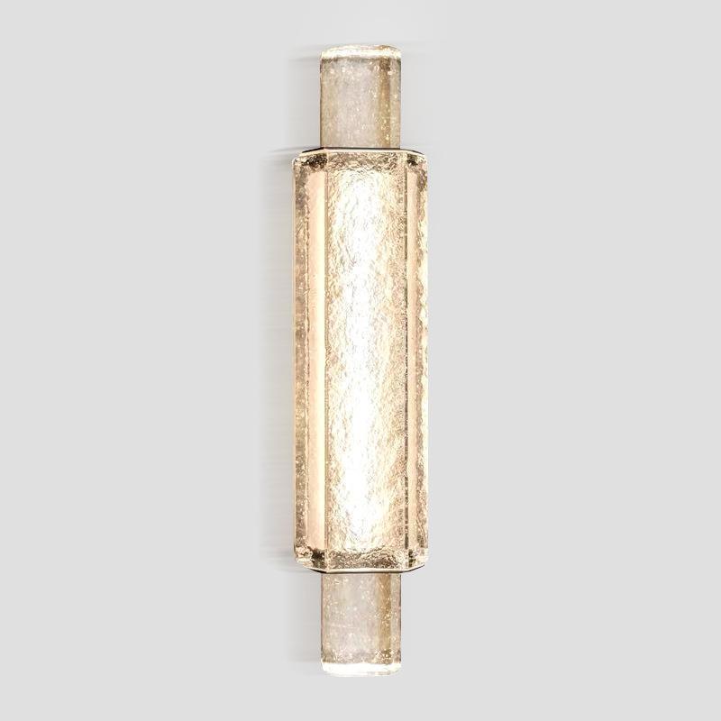 Creative Cylinder Iron Glass LED Wall Sconce Lamp
