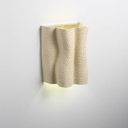 Pleated Prism Resin Hardware 2-Light Wall Sconce Lamp