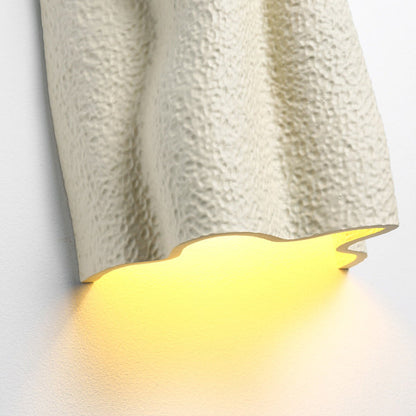 Pleated Prism Resin Hardware 2-Light Wall Sconce Lamp