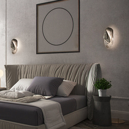 Creative Oval Iron Crystal LED Wall Sconce Lamp
