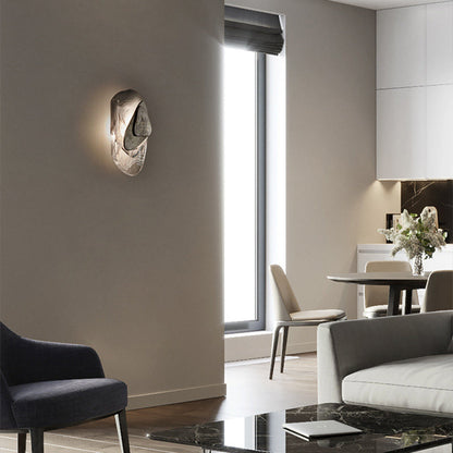 Creative Oval Iron Crystal LED Wall Sconce Lamp