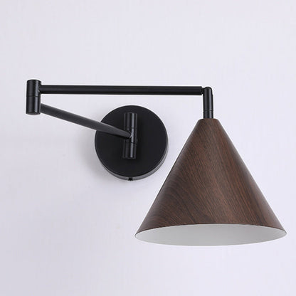 Modern Minimalist Cone Iron 1-Light Wall Sconce Lamp