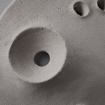 Creative Moon Round Concrete LED Wall Sconce Lamp