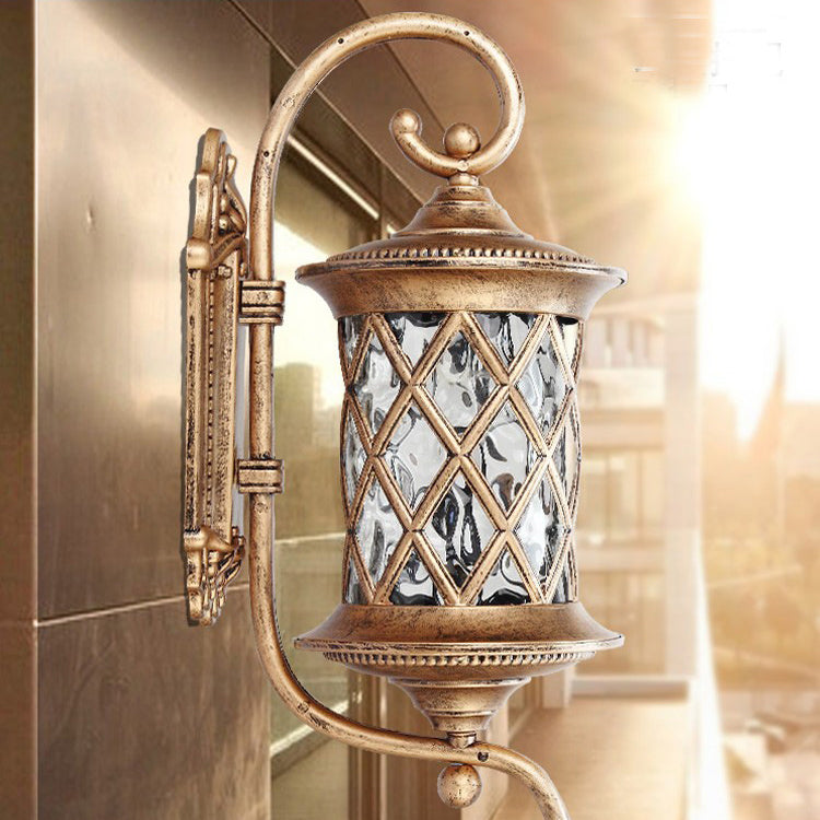 Nordic Cylinder Aluminum Acrylic 1-Light Wall Sconce Lamp