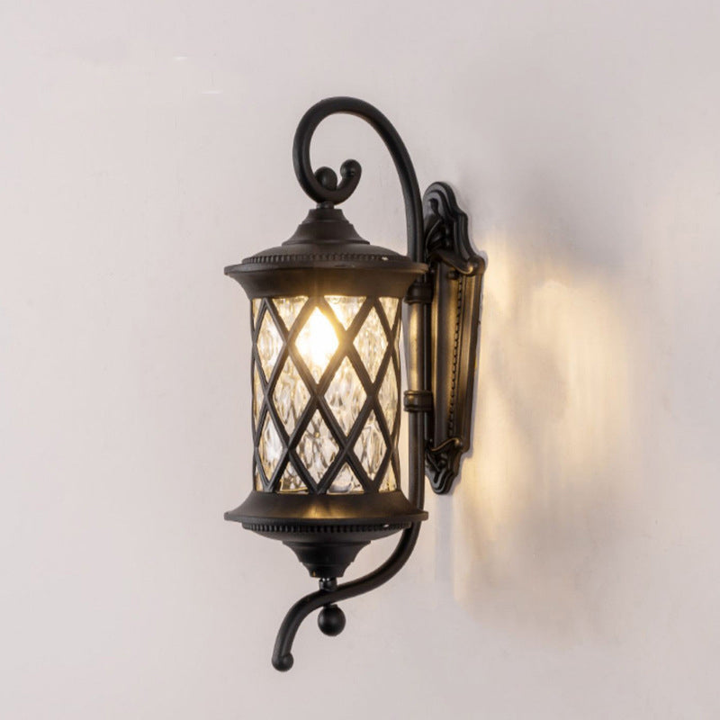 Nordic Cylinder Aluminum Acrylic 1-Light Wall Sconce Lamp