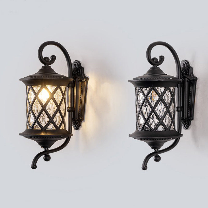 Nordic Cylinder Aluminum Acrylic 1-Light Wall Sconce Lamp
