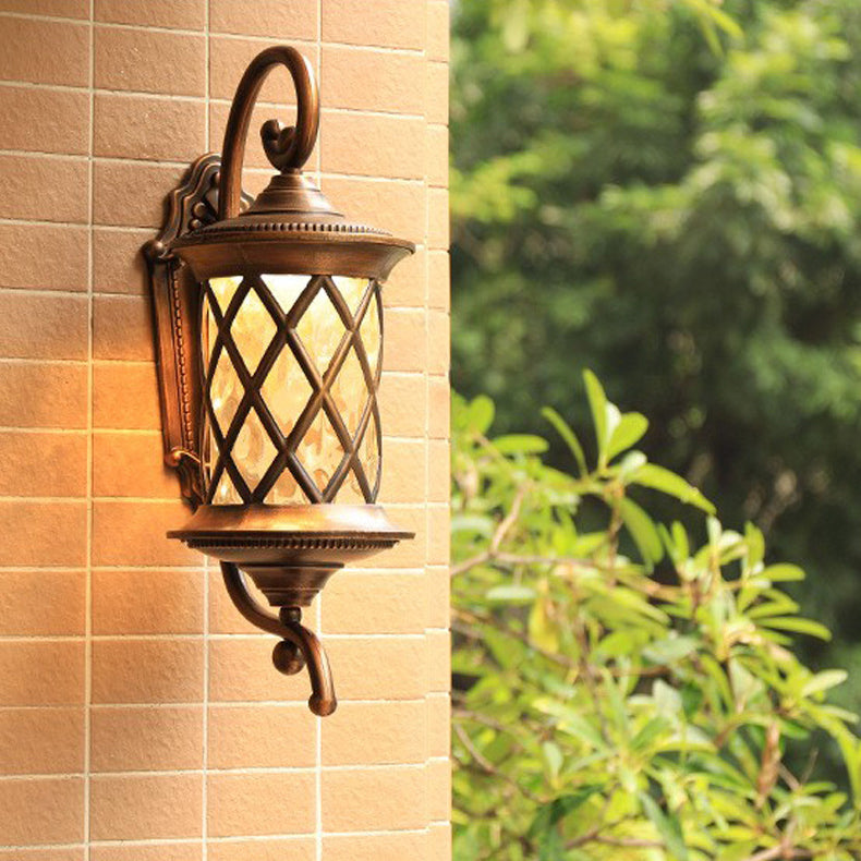 Nordic Cylinder Aluminum Acrylic 1-Light Wall Sconce Lamp