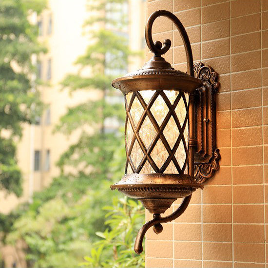 Nordic Cylinder Aluminum Acrylic 1-Light Wall Sconce Lamp