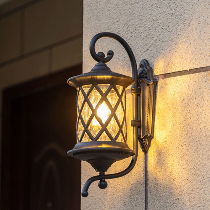 Nordic Cylinder Aluminum Acrylic 1-Light Wall Sconce Lamp